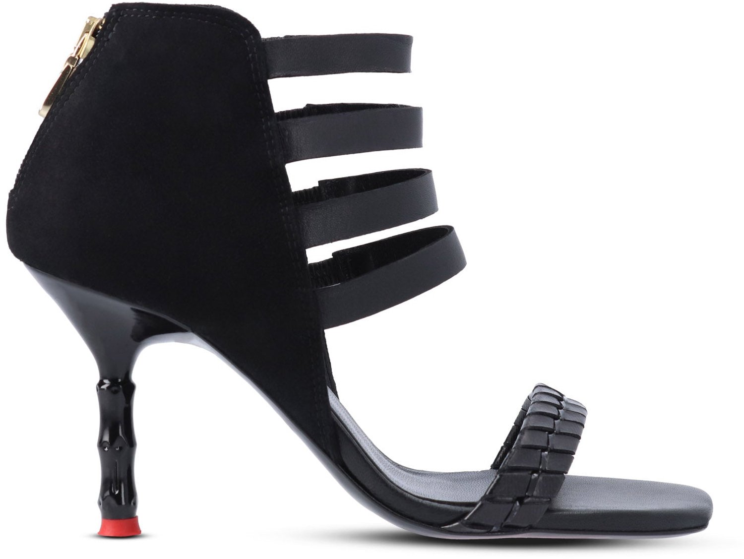Jan Jansen - Bamboo Cage - Dames - Sandalen - Zwart