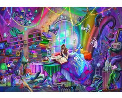 Bluebird Puzzle legpuzzel Rainbow Magic Study 1000 stukjes fantasie.