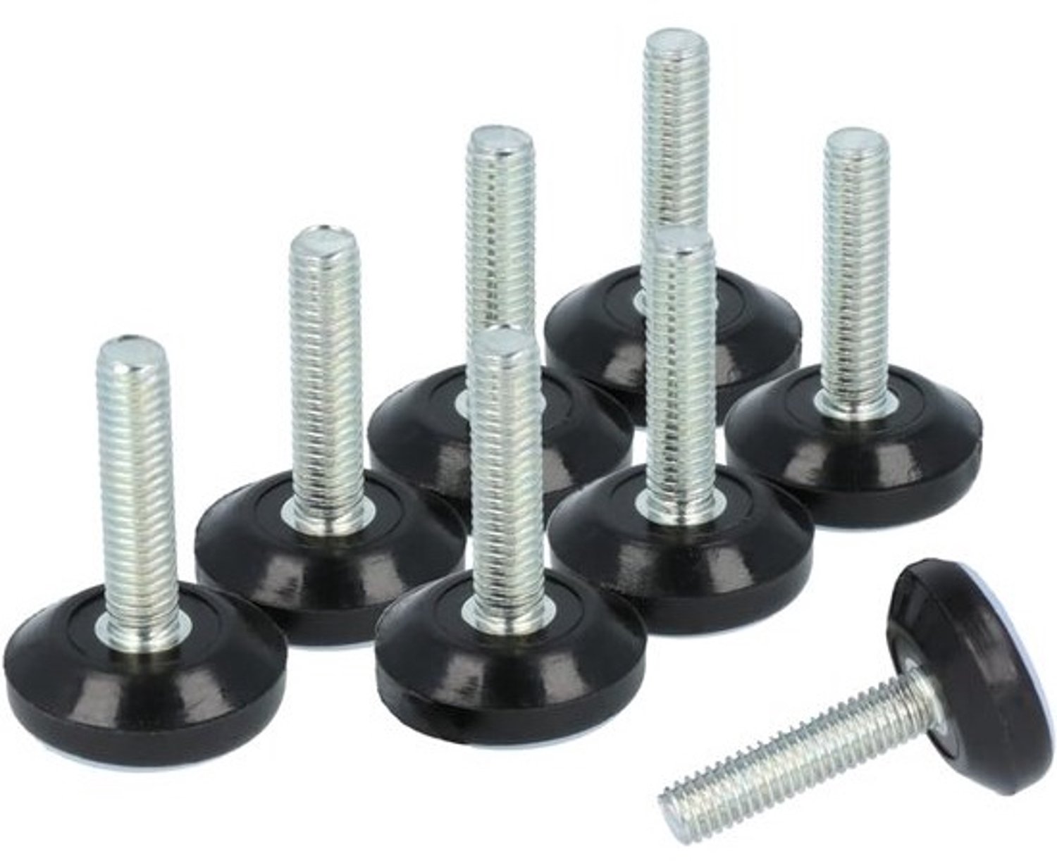 Meubelglijders Set - Glijvlak met Schroef - Meubels Verplaatsen - PTFE-materiaal - 22 mm Diameter - Blauw