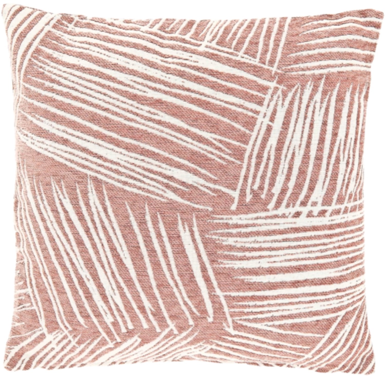 Unique Living kussen Perla old pink 45 x 45 cm