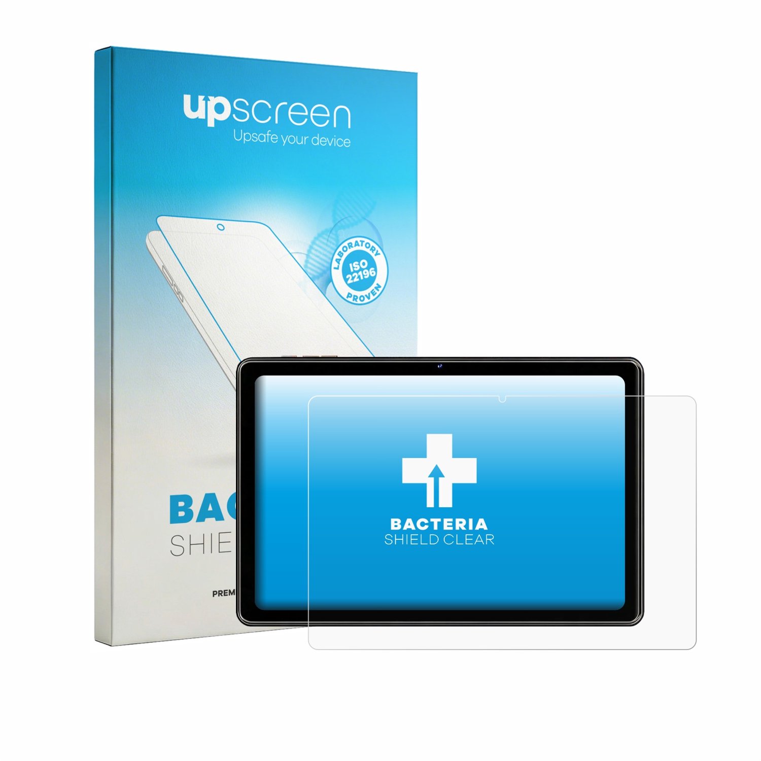 upscreen - Screenprotector voor Aobante K50 Compressa 10.1" - Folie Beschermfolie transparant antibacterieel