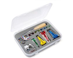 Vordas Bias Tape Maker Set voor Naaien & Quilten met Accessoires