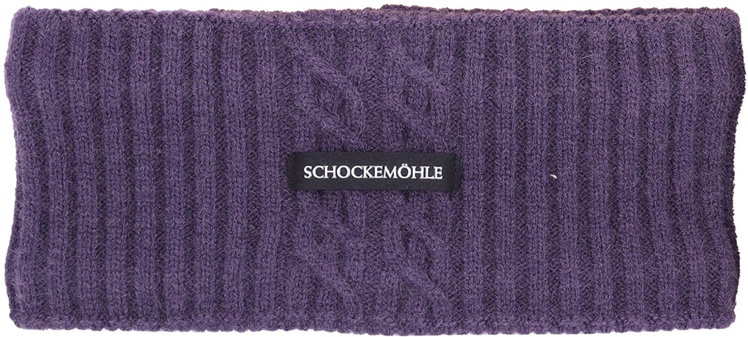 Schockemöhle Hoofdband Schockemöhle Spbraided Donkerpaars