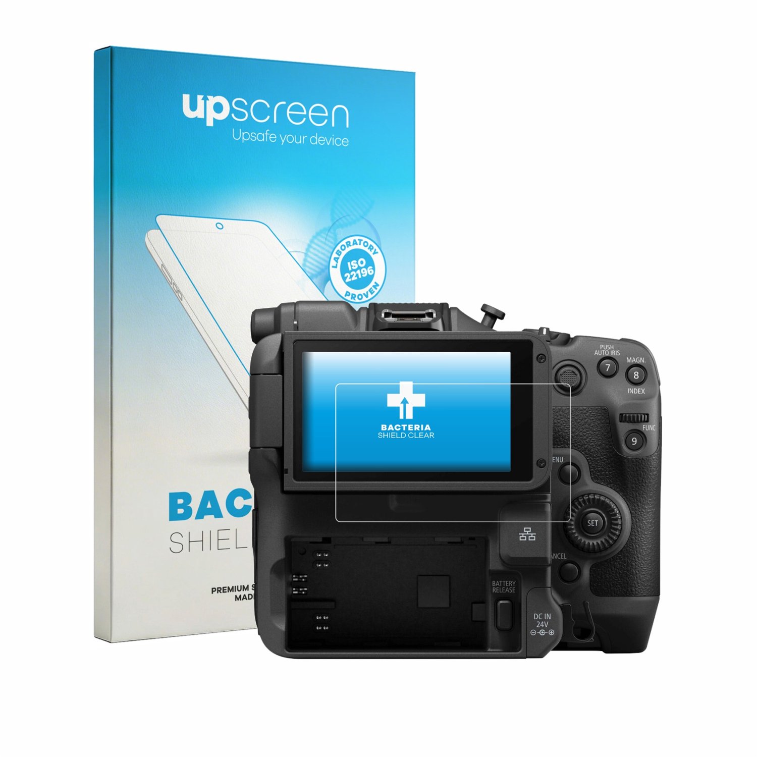 upscreen - Screenprotector voor Canon EOS C80 - Folie Beschermfolie transparant antibacterieel