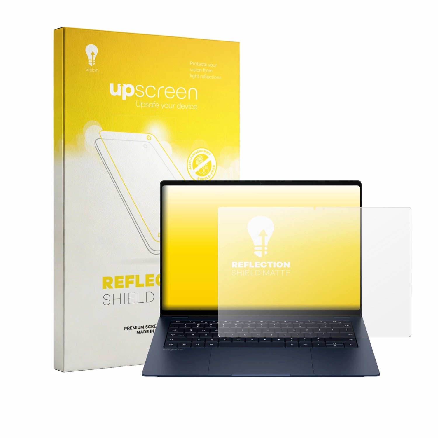 upscreen - Screenprotector voor HP Googlebook 14 - Folie Beschermfolie anti glare matte