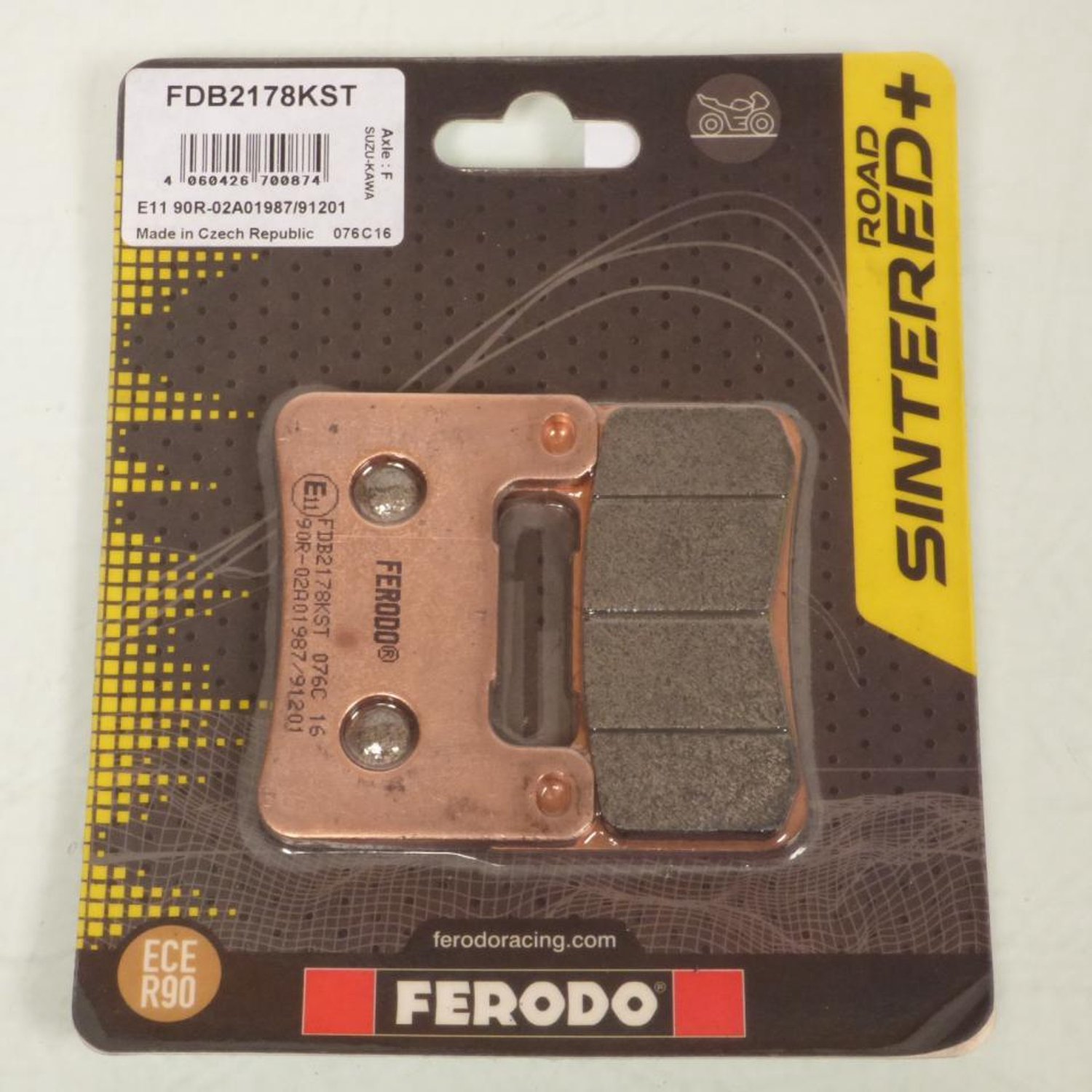 Remblokken Ferodo voor Motor Suzuki 1800 Intruder 2016 CA111/CA211 / vooraan Nieuw
