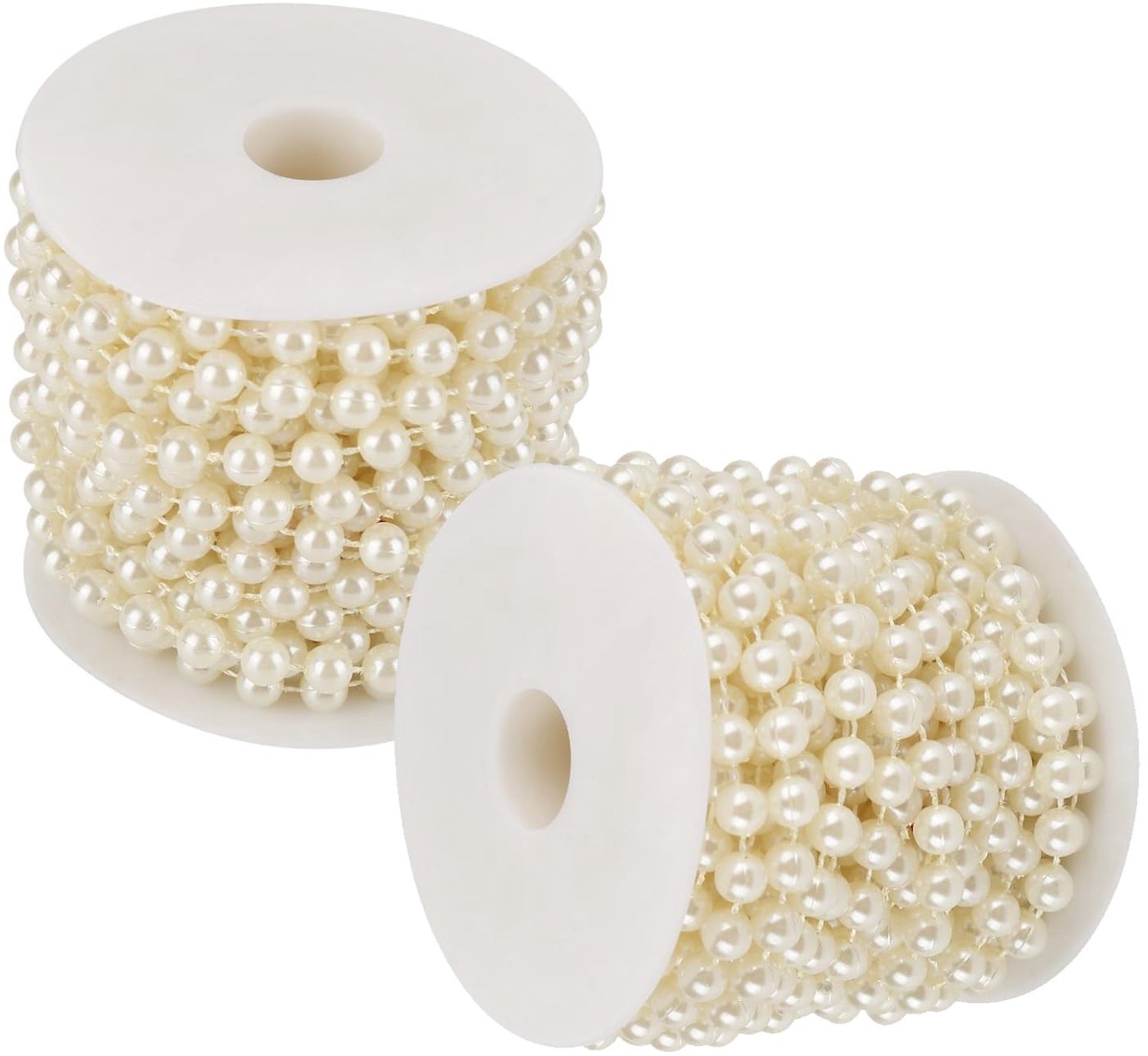 Witte Parelsnoer voor Decoratie - Set van 2