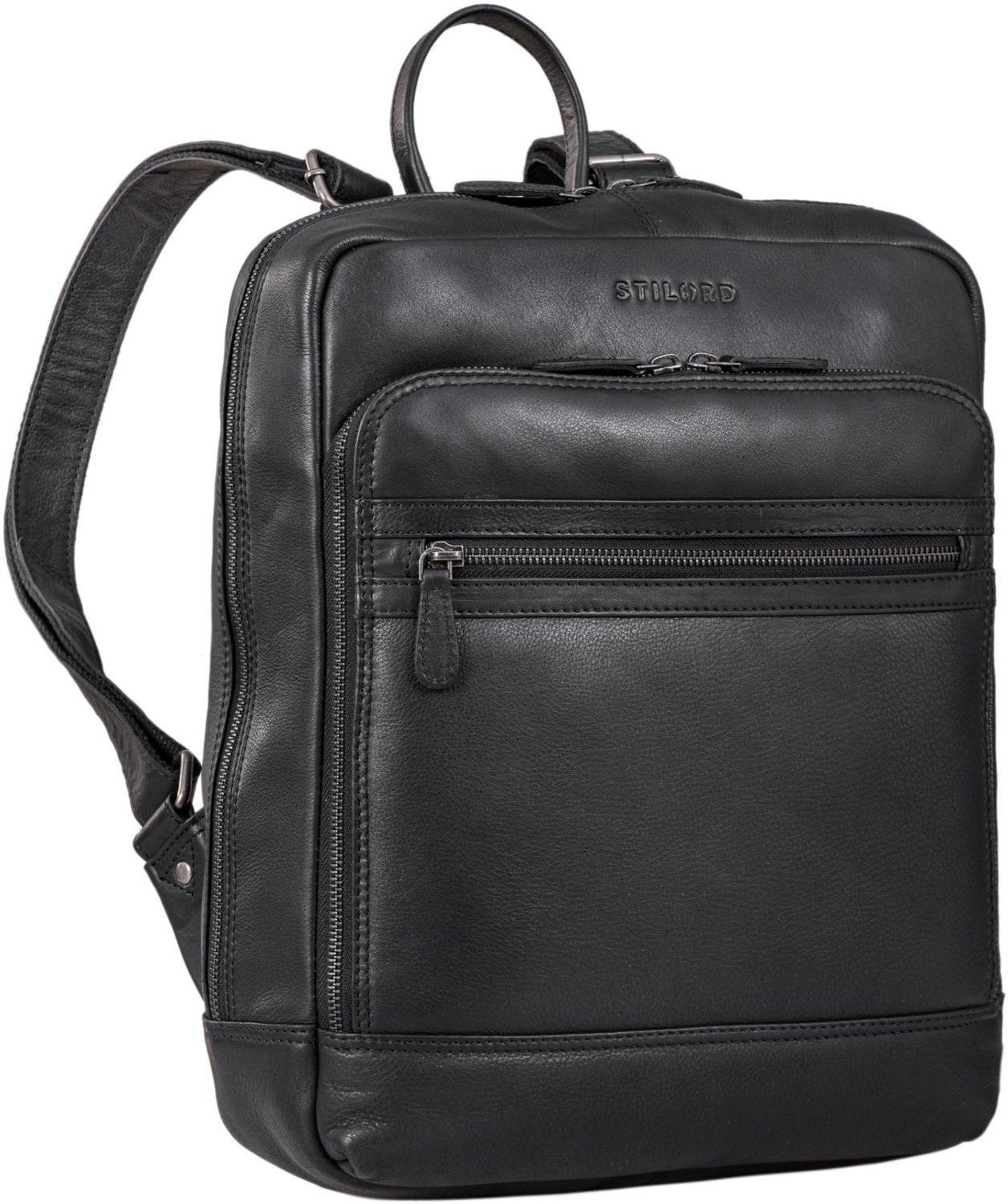 Elegante Leren Business Rugzak voor Laptop tot 13.3 Inch