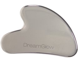 DreamGlow Gua Sha Metaal – RVS – Guasha Schraper Roestvrij Staal voor Gezichtsmassage