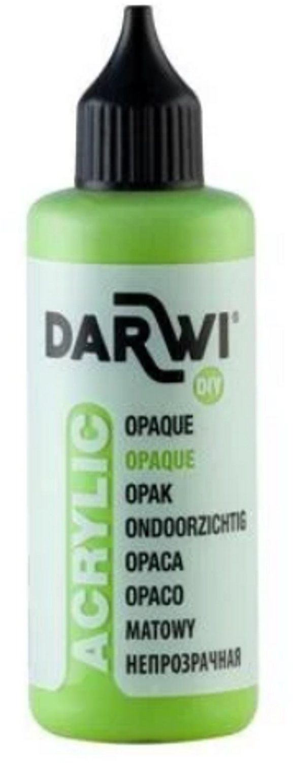 Darwi opaque acrylverf grasgroen 611 - 80 ml