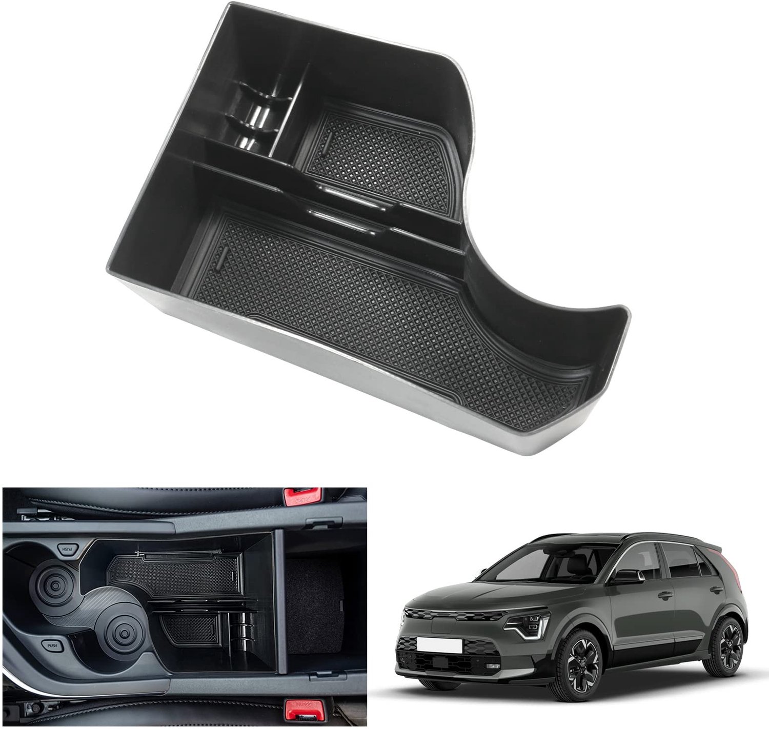Multifunctionele Opbergdoos voor Kia Niro Center Console Organizer