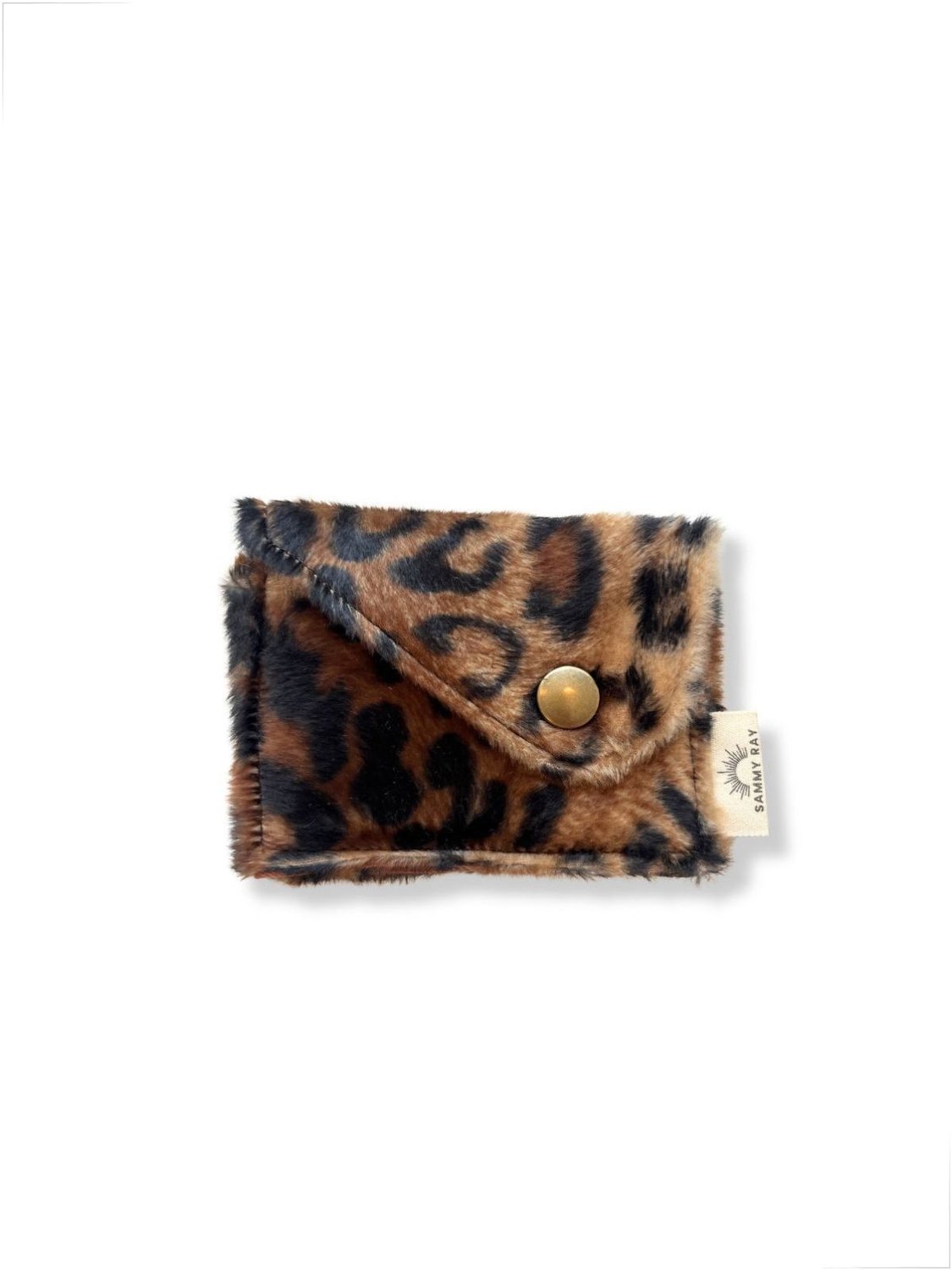 Portemonnee - Tijger panter print - Mini portemonnee dames - Portefeuille dames - Duurzaam cadeau - Cadeau voor vrouwen verjaardag - Cadeau voor haar - Cadeau voor vriendin - Handmade cadeau