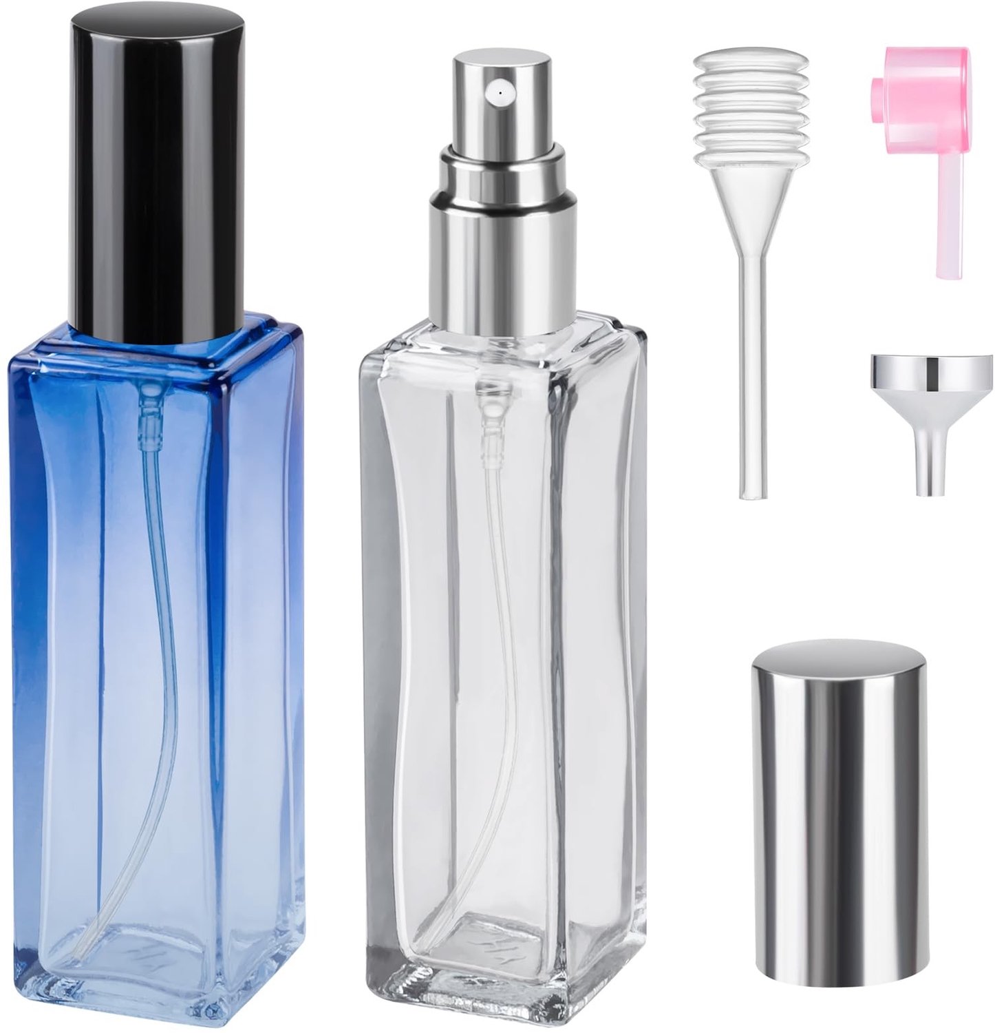 Set van 2 Glazen Parfumatomizers 20ml