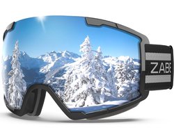 Merkloze Skibril Dames Heren Kinderen OTG Anti-Fog UV Bescherming