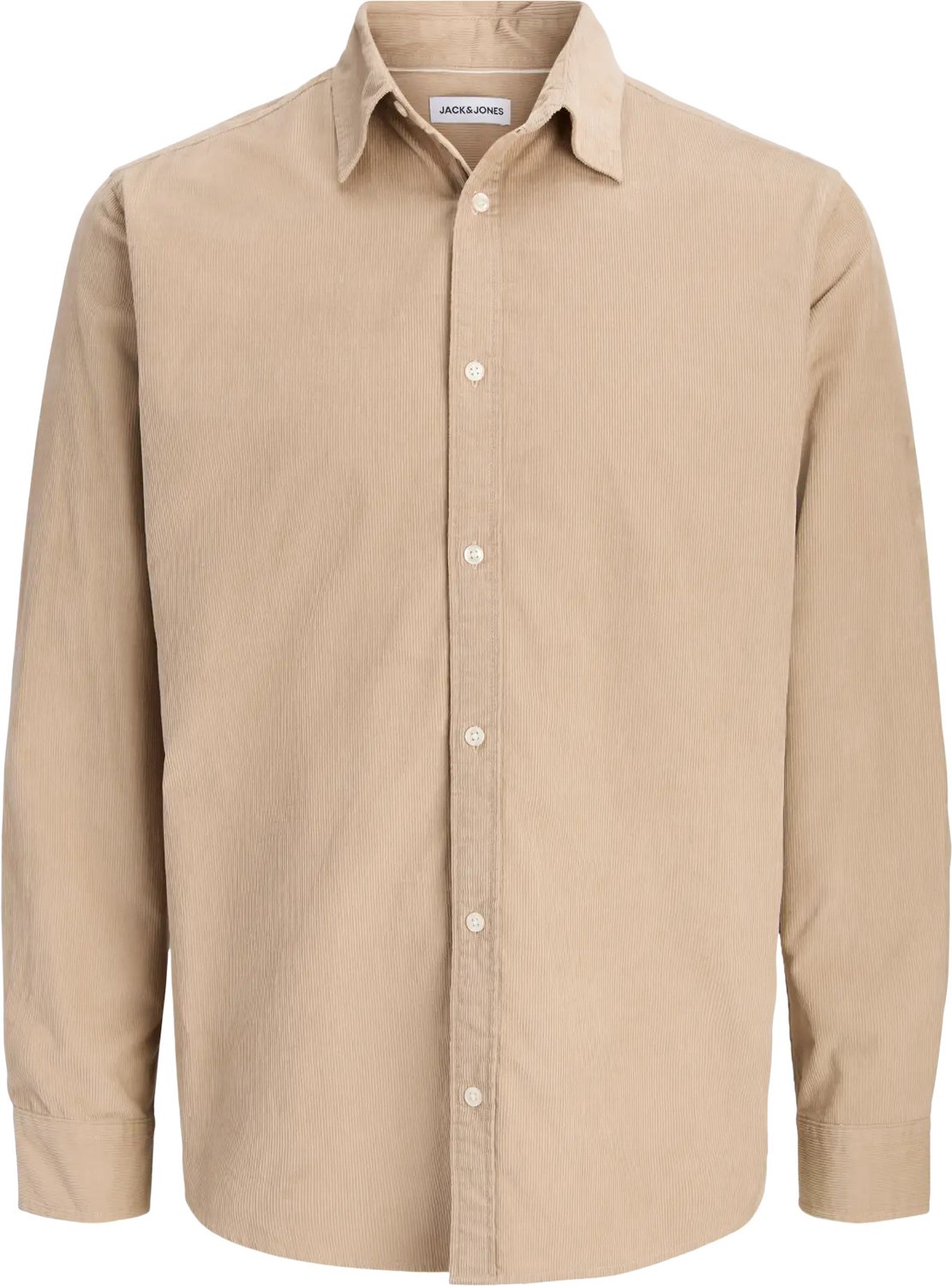 Field cord shirt regular fit - ribfluweel - beige (crockery)