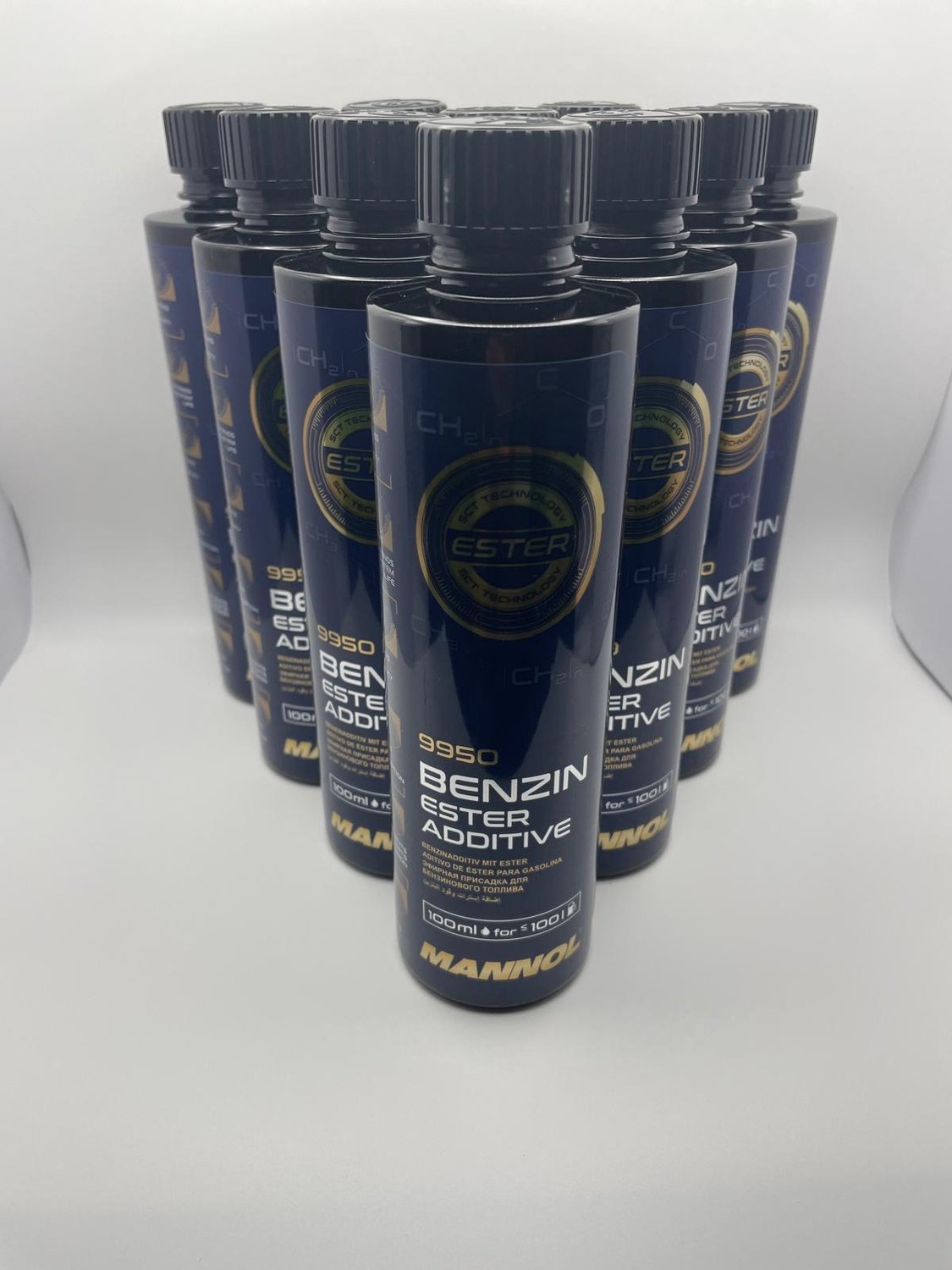 10 Stuks Benzin Ester Additive 450ml Mannol 9950 / BPC AUTOPARTS