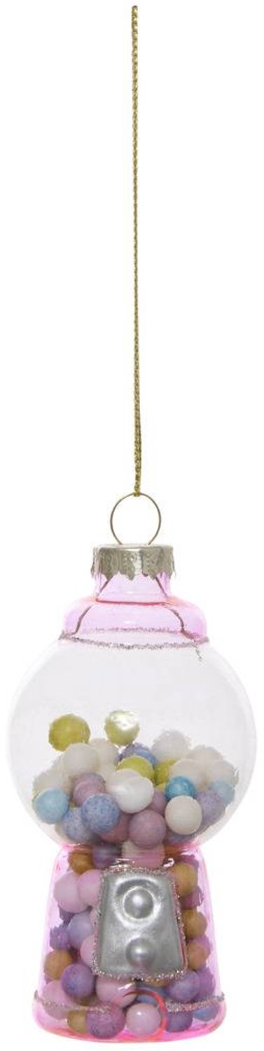 Feeric lights & Christmas Glaskerstboomhanger met snoepjes, 9 cm Rose