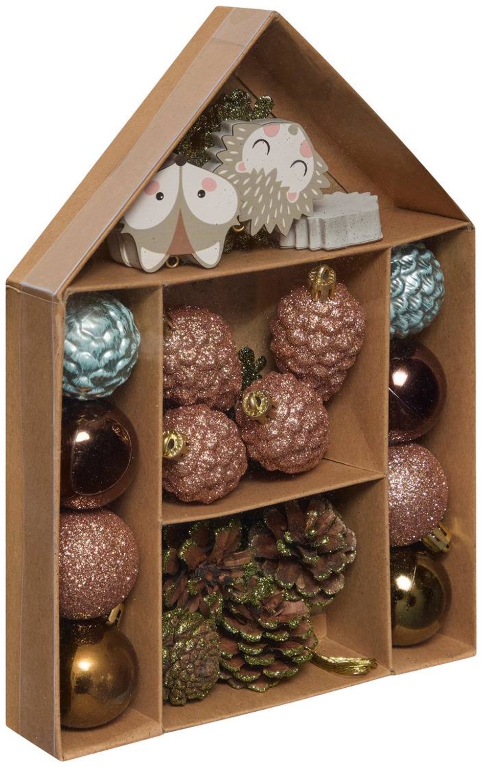 Atmosphera Créateur d'intérieur® SDN SET 26 STUKS PINIA HOUT Multicolore
