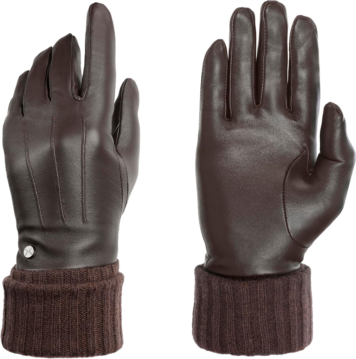 Leren Handschoenen Dames met Touchscreen Functie - Warm & Stijlvol