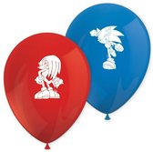 Vegaoo - 8 Sonic latex ballonnen