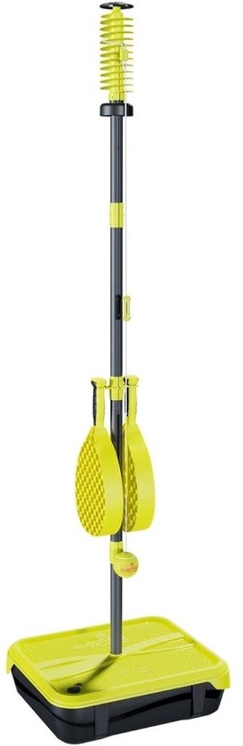 Swingball Pro - Tennisspel met bal - Buiten spelen - Basis voor alle oppervlakken - 1.8 meter - Geel