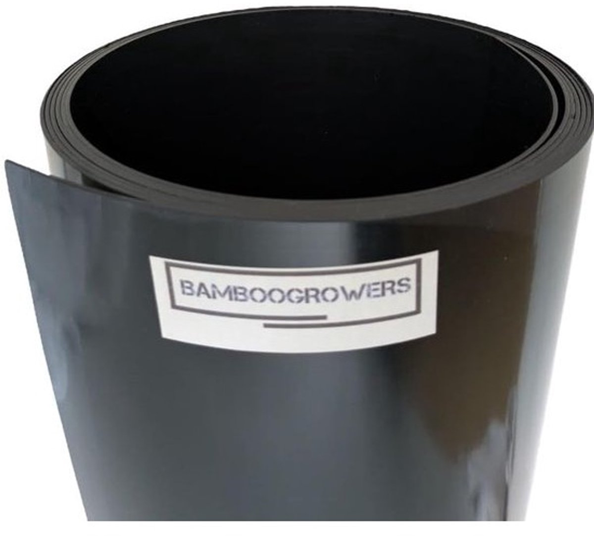 Wortelbegrenzer HDPE - Wortelbescherming Bamboe - Tuin Beschermen - Extra Dik 2mm - 70 cm Hoog - Zwart