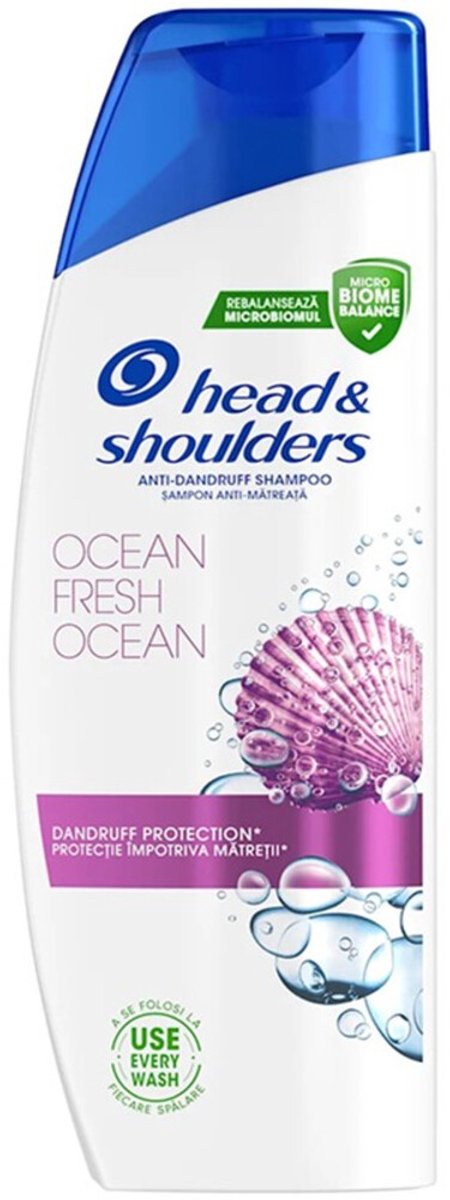Head & Shoulders Ocean Fresh - Anti-Roos Shampoo - 330 ml - Microbiome Balance - Frisheid van de Oceaan