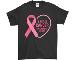 Kanker Bewustzijn Shirt – BREAST CANCER AWARENESS MONTH – Unisex T-Shirt voor Dames & Heren – Origineel Cadeau