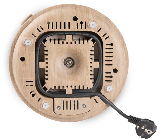DOMO DO735F Fonduepan - Elektrische Fondueset - 8 Personen - 1500W - 1,4 L - Houtlook/Zwart — afbeelding 4