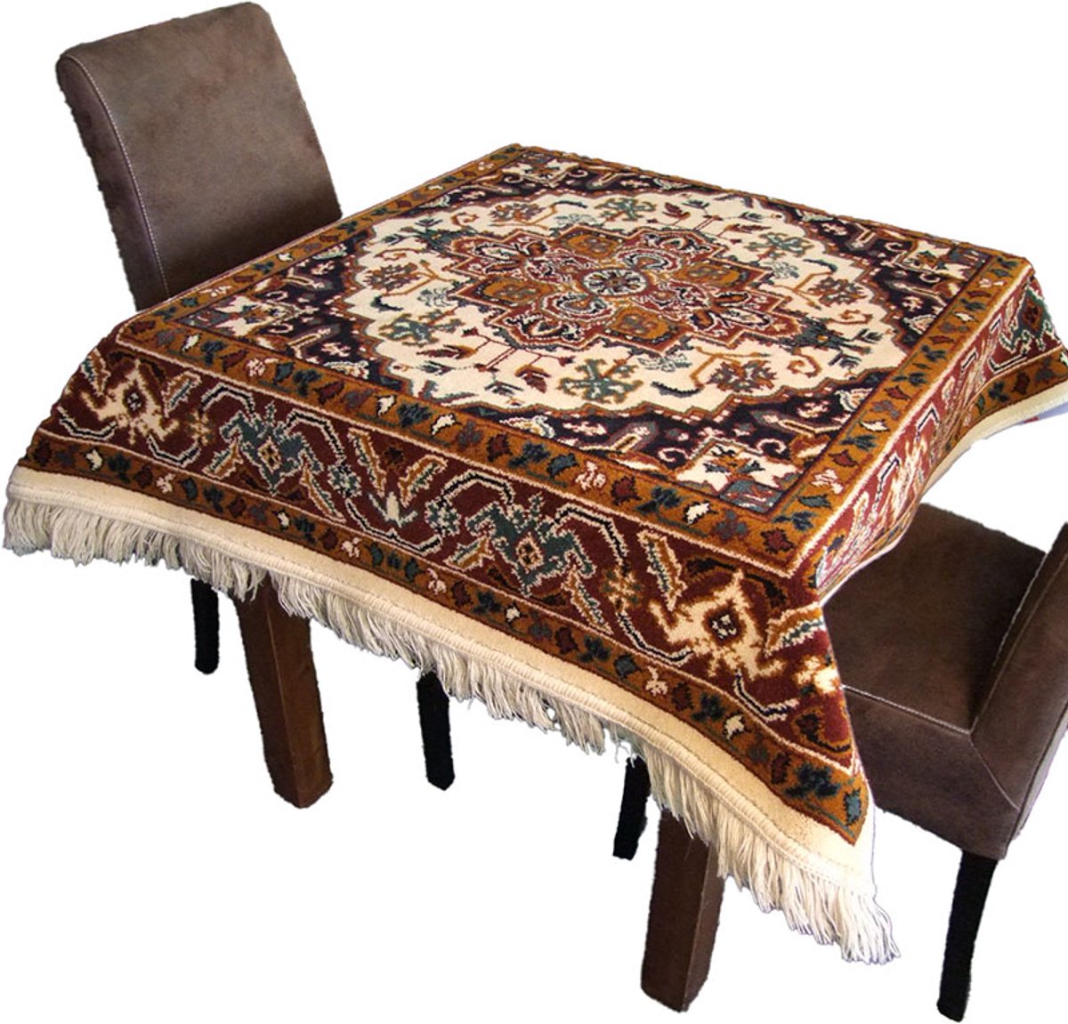 Smyrna Tafelkleed Noblesse 4241 - 120 x 120 cm - wollen kleed - 100% wol