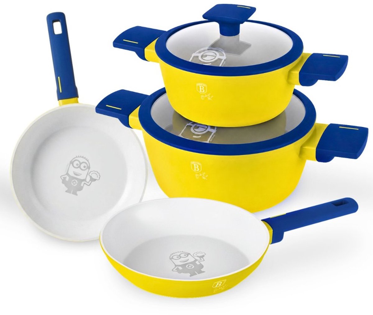 Servies set met titaniumcoating, 6-delig, uit de MIMONI-collectie