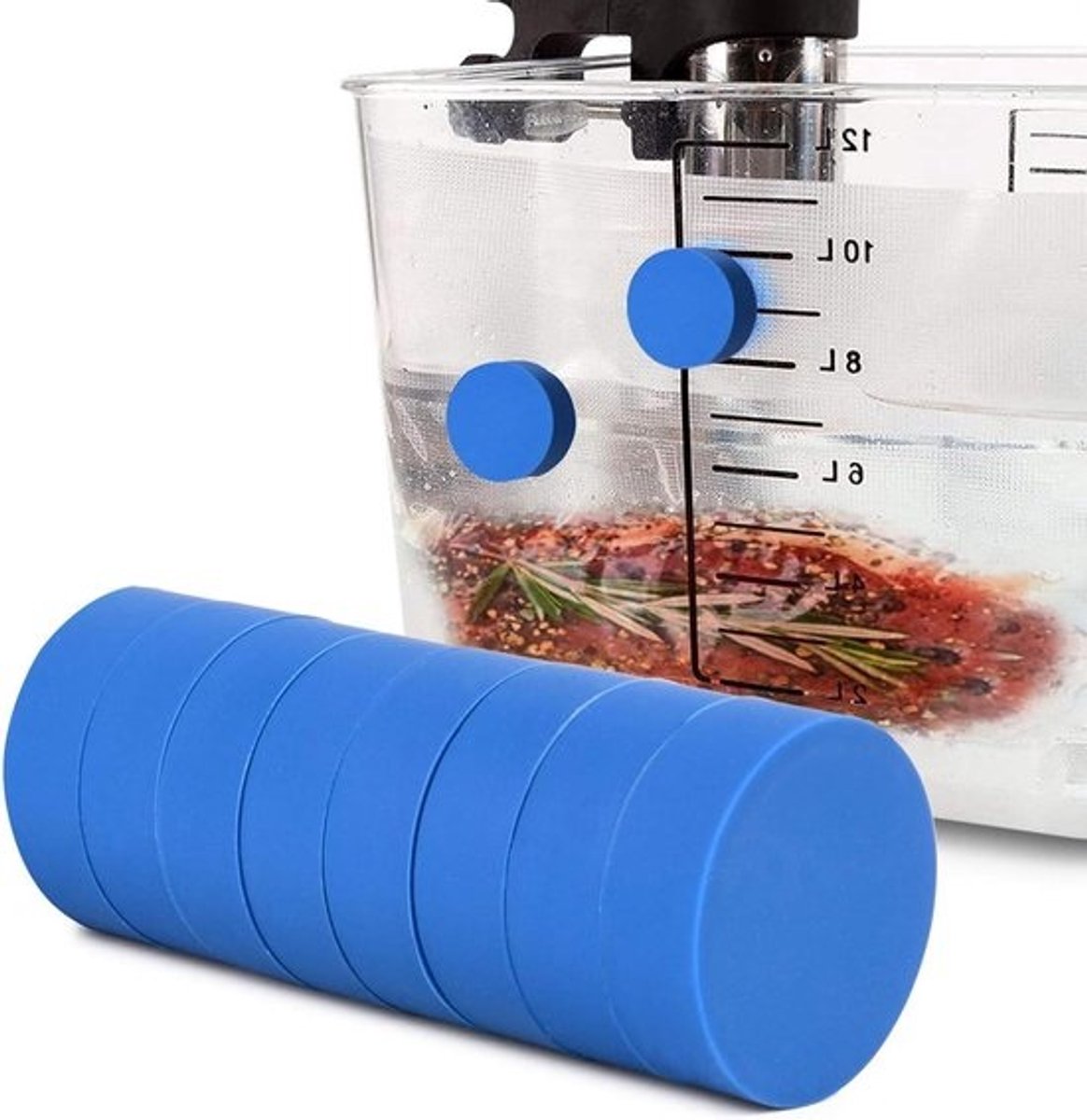 Sous-vide Gewichten - Magnetische Gewichten - Nauwkeurig Koken - Volledige Onderdompeling - 4 stuks - Willekeurige Kleur