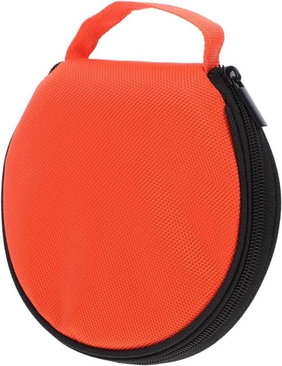 Cd Organizer - Cd Houder Map - Cd Transport - Waterdichte Oxford Stof - 19x17x3CM - Oranje