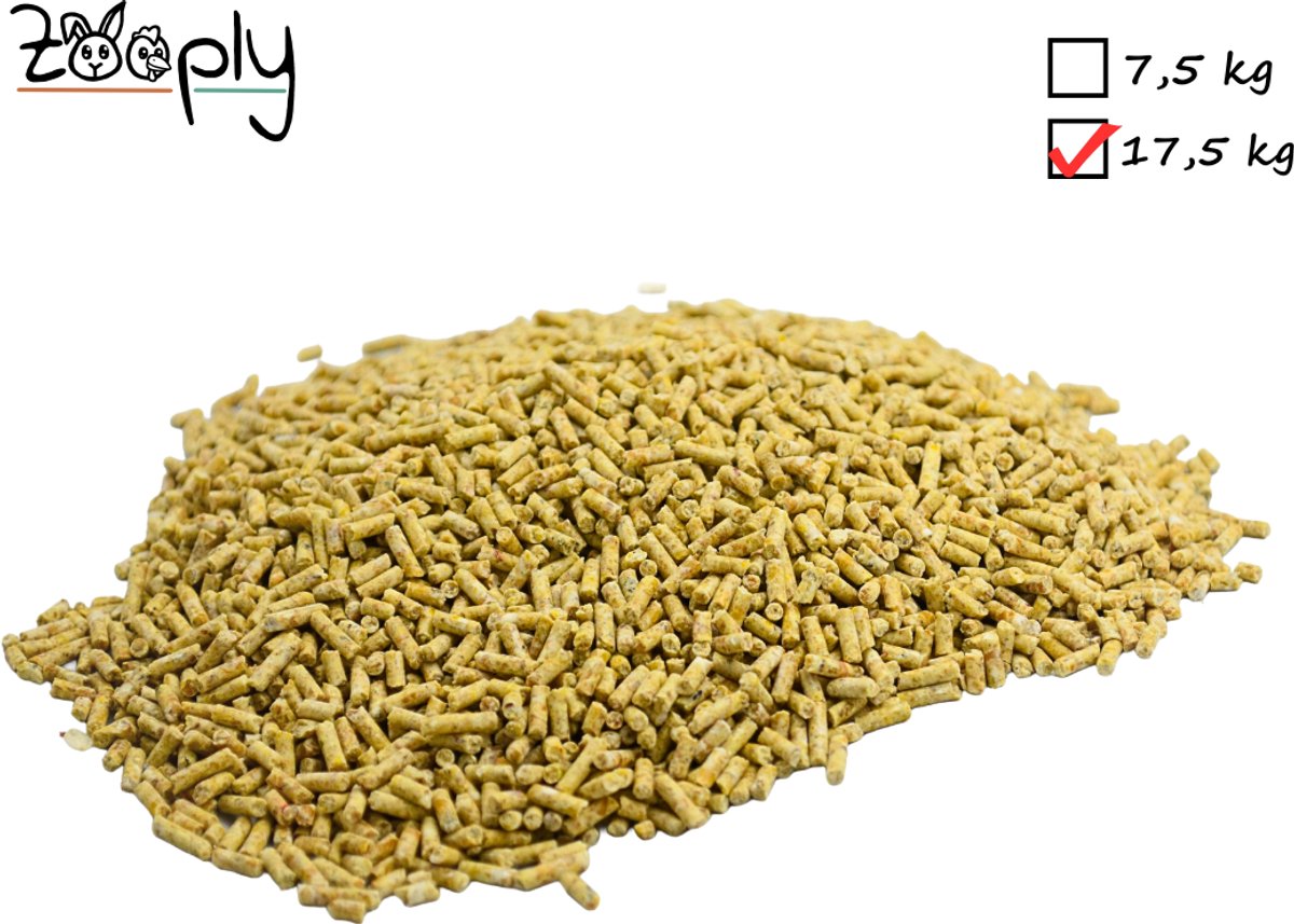 Zooply Premium Eendenvoer - Kippenvoer - Duitse kwaliteit - Voor eenden - 12,5 kg