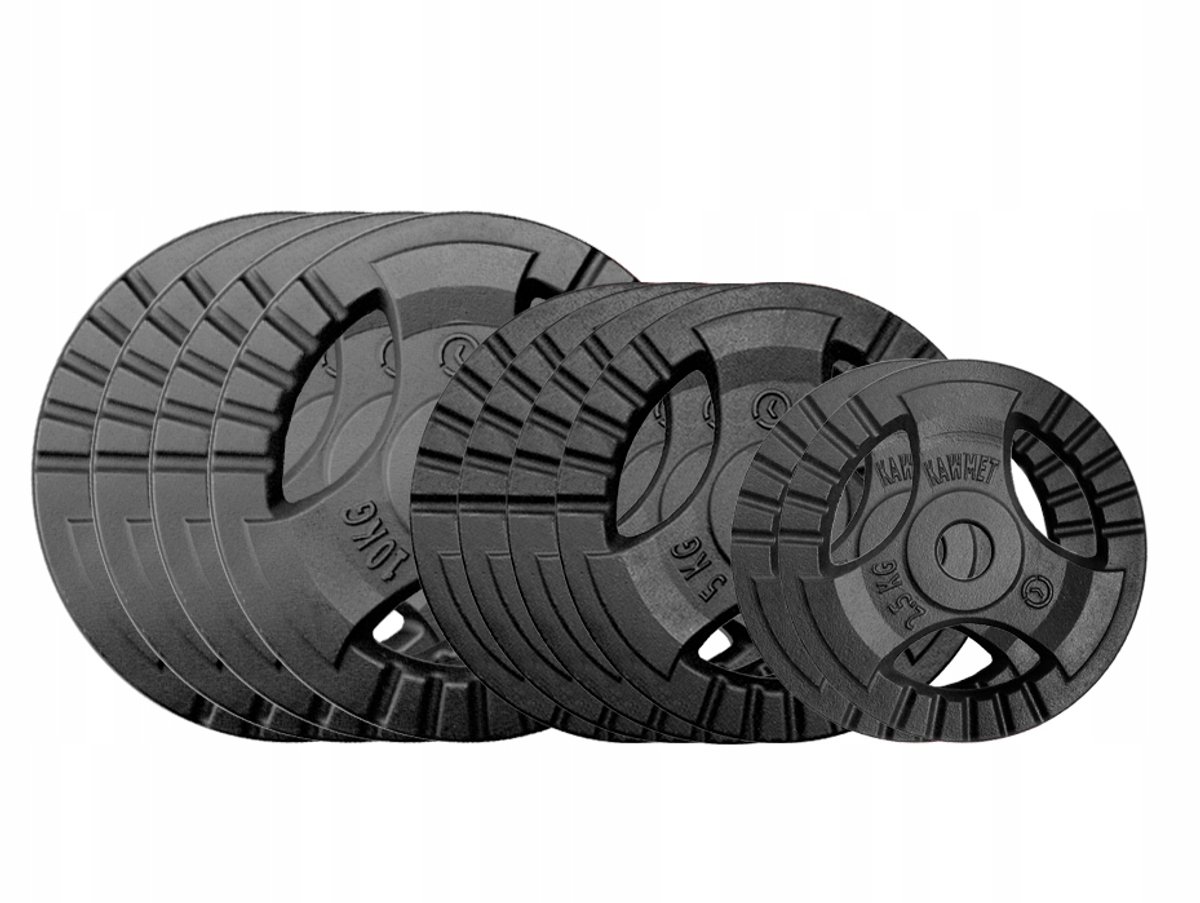 65 kg gietijzeren halterschijven set - gatdiameter 28,5 mm