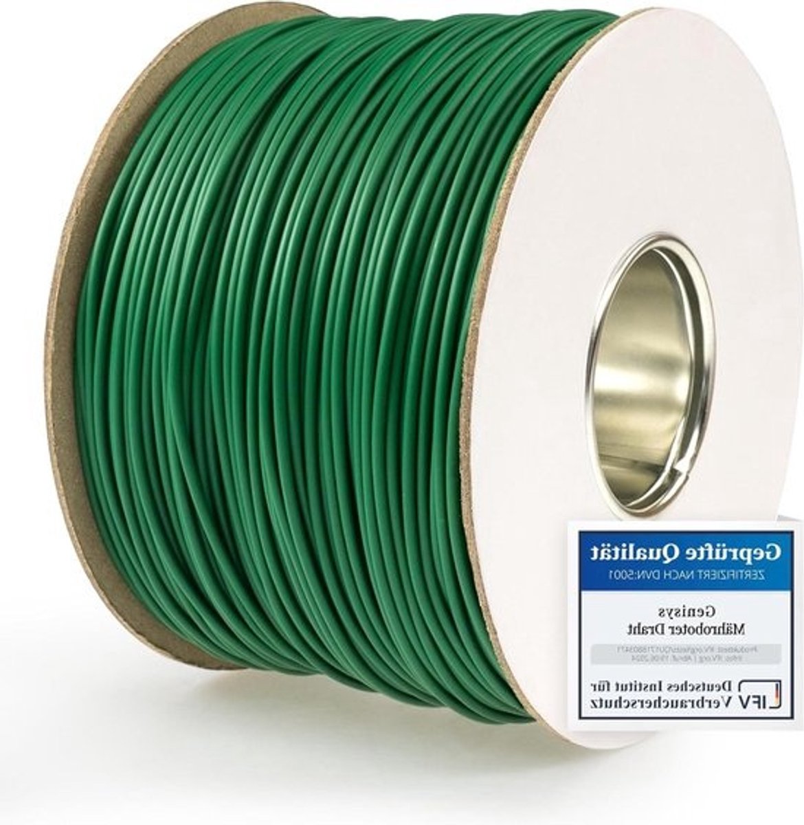 Robotmaaier Kabel - Begrenzingsdraad Lus - Gazon Onderhoud - Vertind Aluminium - 100 Meter - Zwart