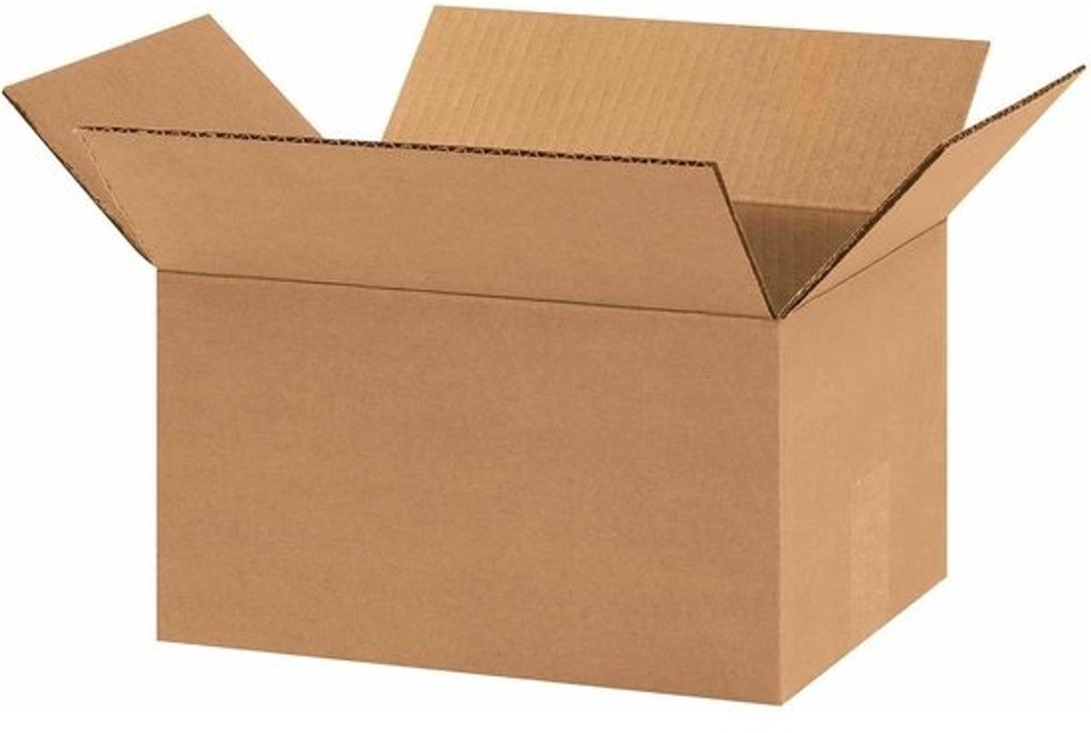 Verhuisdozen Karton - Verzenddozen Opbergdozen - Verhuizen Verpakken - Licht Solide Robuust - 35 x 25 x 10 cm - Havana