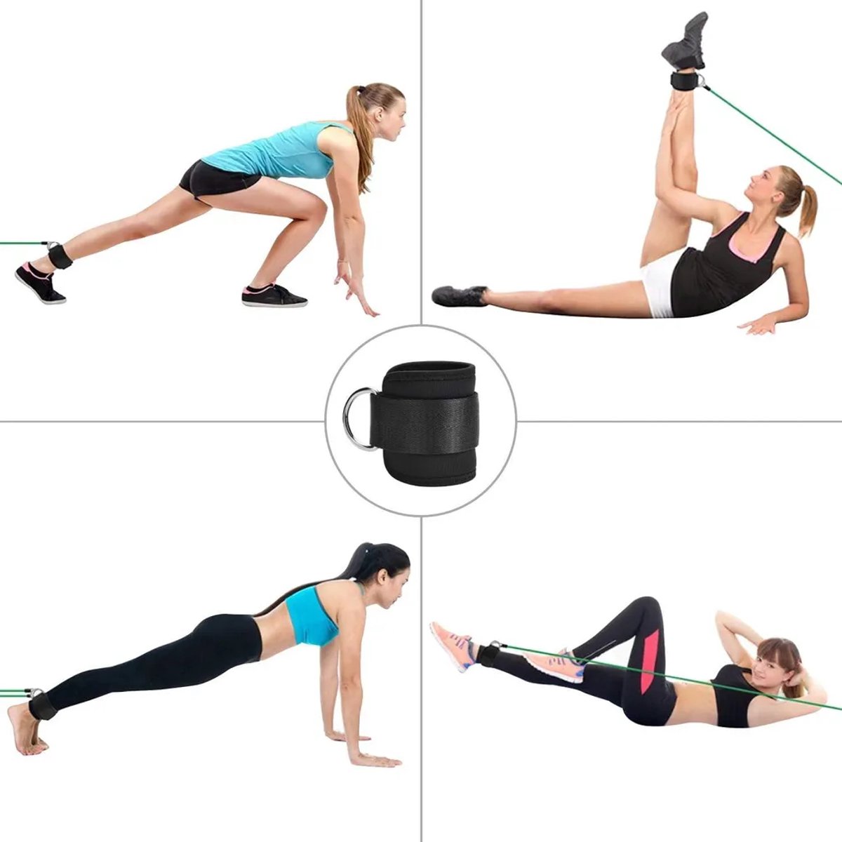 Enkelgewichten Geschikt voor verstelbaar gewicht, Geschikt voor joggen, wandelen, fitness, gymnastiek en cardio-oefeningen, Geschikt voor verstelbare klittenbandsluitingen Geschikt voor extra weerstand.