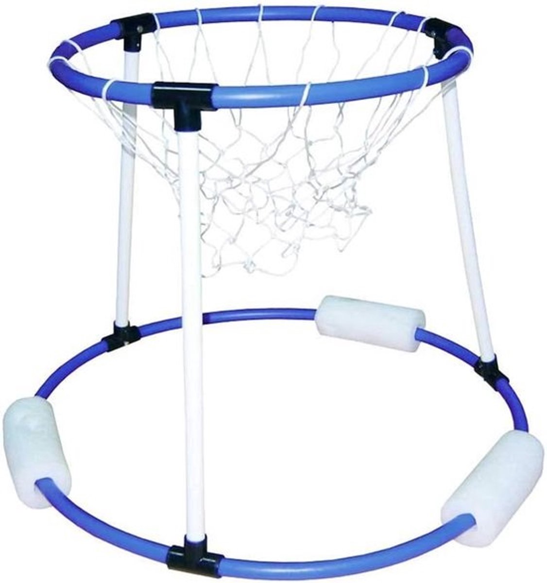 Drijvende Basketbalmand - Zwemmand - Water Sport - Verstelbare Hoogte - Maat S - Wit