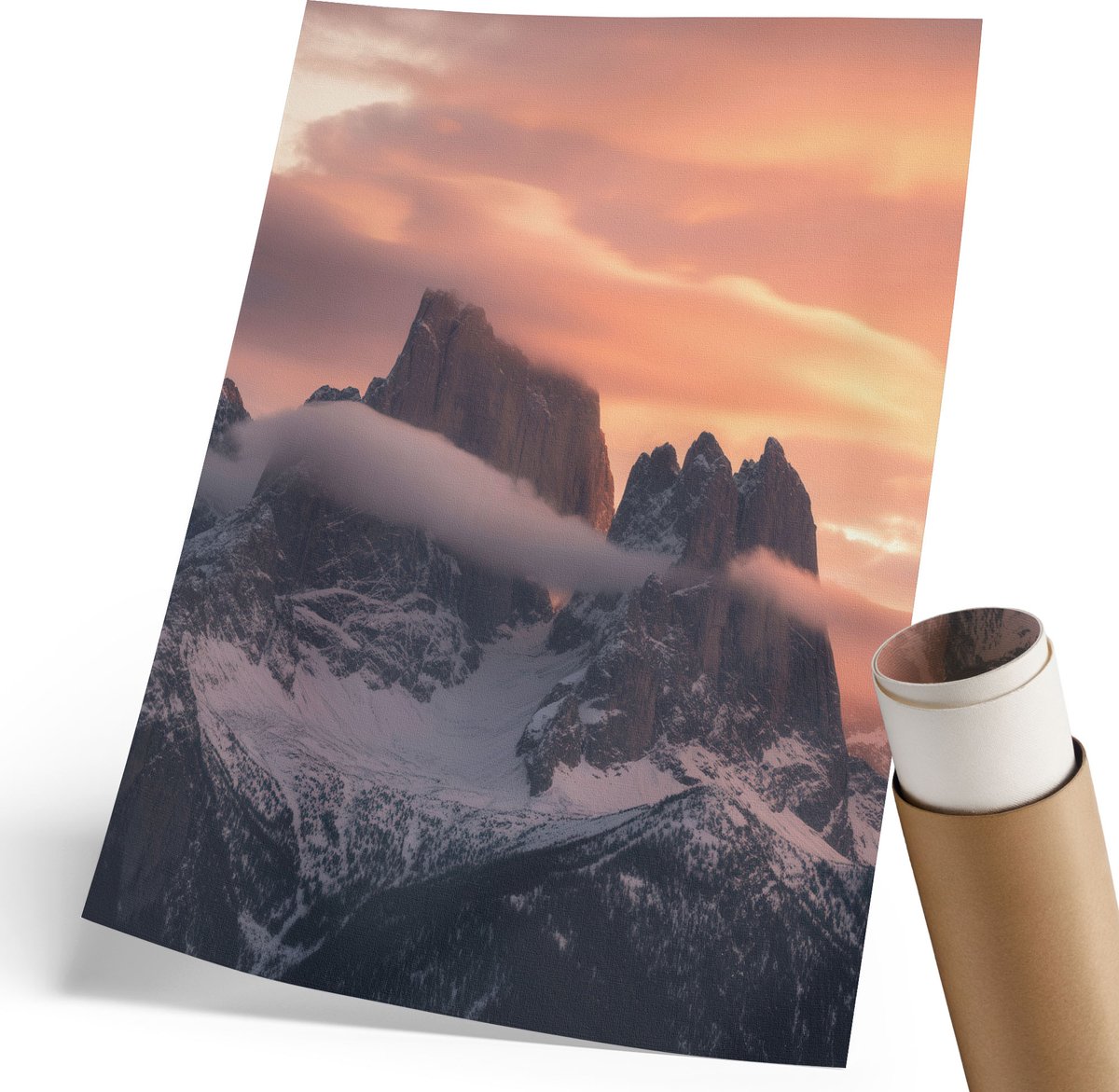 Coloray Polycanvas Poster - Futuristische Graphics, Illustratie - 420 x 594 mm - Zwart Wandposter - Rechthoek - Kunstposter - Woonkamer, Slaapkamer, Kantoor - Anime/manga