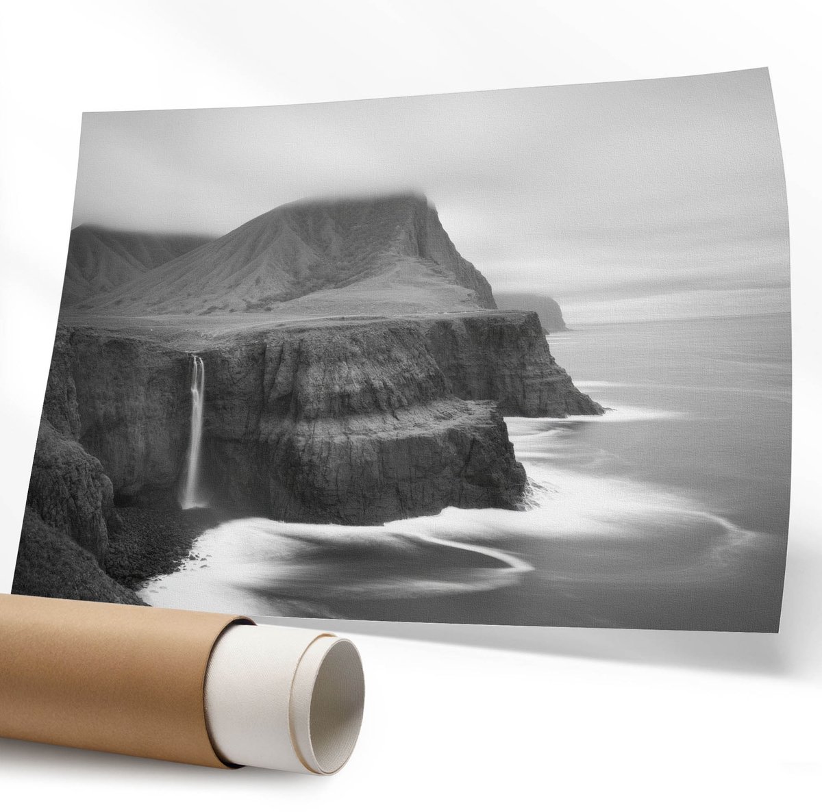Coloray Polycanvas Poster - Stadsstraat, Fotografie - 594 x 840 mm - Beige Wanddecoratie - Rechthoek - Kunstposter - Slaapkamer - Modern