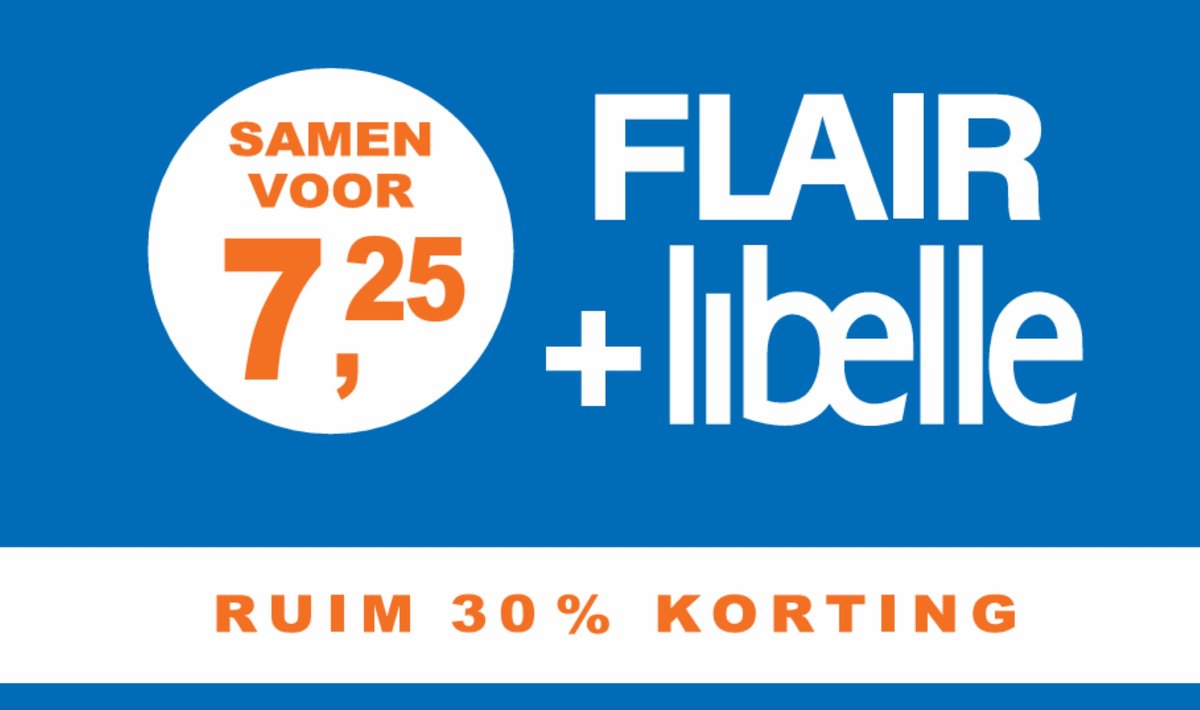 Tijdschriftenpakket Flair + Libelle 2026-36 - Magazine voordeelpakket