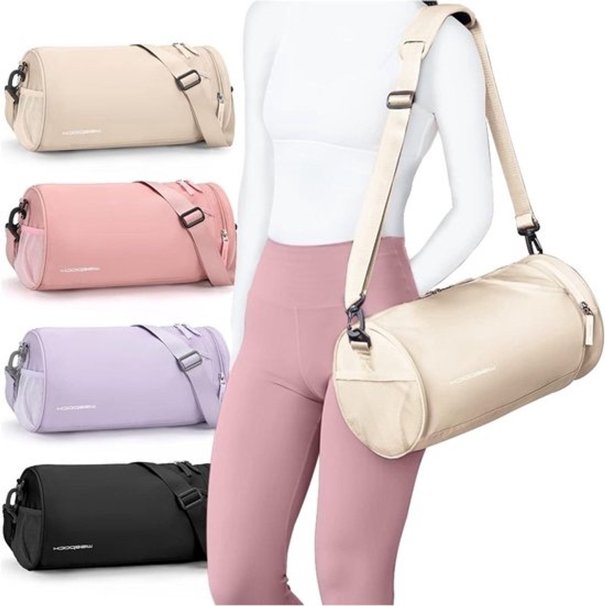 Sporttas - Gymtas Duffle Bag - Sporten en Reizen - Veelzijdig en Duurzaam - 38 x 19 x 19 cm