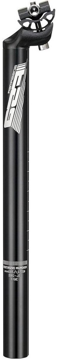 Zadelsteun - Zadelpen - Fiets Zadel Verstellen - 1-bout NANO Zadelklem - 272 x 350mm - Zwart