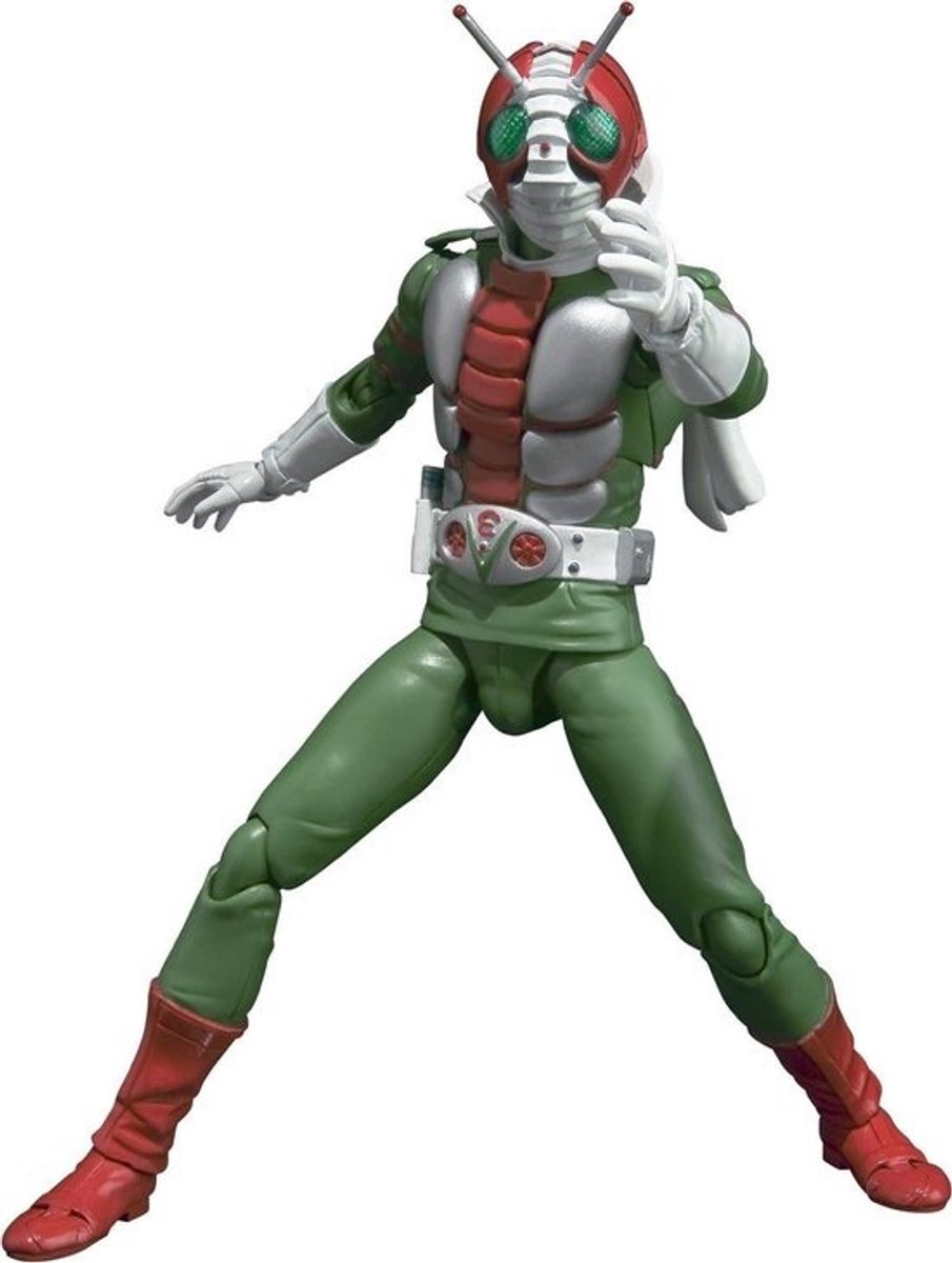 Masked Rider V3 Figuur - Actiefiguur Verzamelfiguur - Figuren Poseren - S.H. Figuarts Serie - 14 cm - Rood