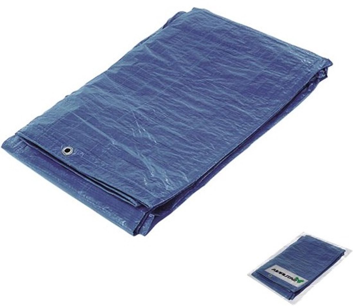 Versterkt Zeil - Afdekzeil Beschermzeil - Spullen Beschermen - Waterdicht Met Ogen - 8 x 12 meter - Blauw