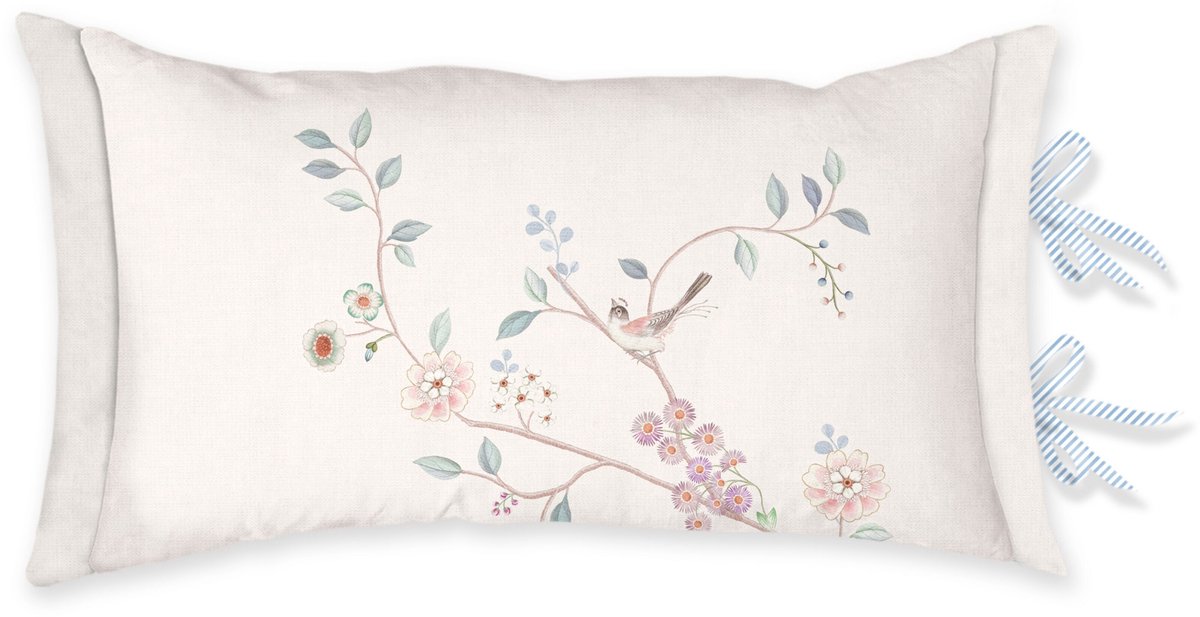Pip Studio Desi Garden Cushion Sierkussen - 35 x 60 cm cm - Gebroken wit
