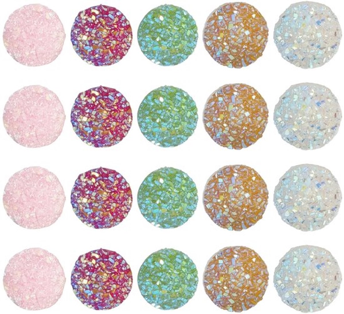 Dailygoods- Duimspijkers 80 Stuks - Kleurrijke Punaises - Decoratieve Push Pins