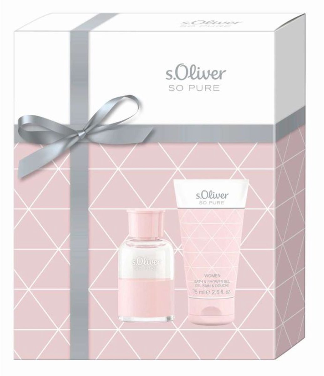s. Oliver - So Pure Women EDT 30 ml + shower gel 75 ml geschenkset dames