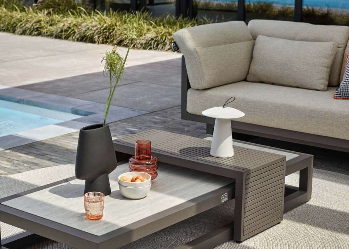Apple Bee Santorini Rope Loungeset 5-delig Nr.2 - Links Lang